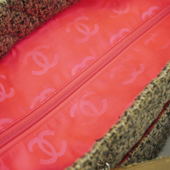 Chanel Tote Bag Cambon Tweed Grey Women's - Picture 8 of 16